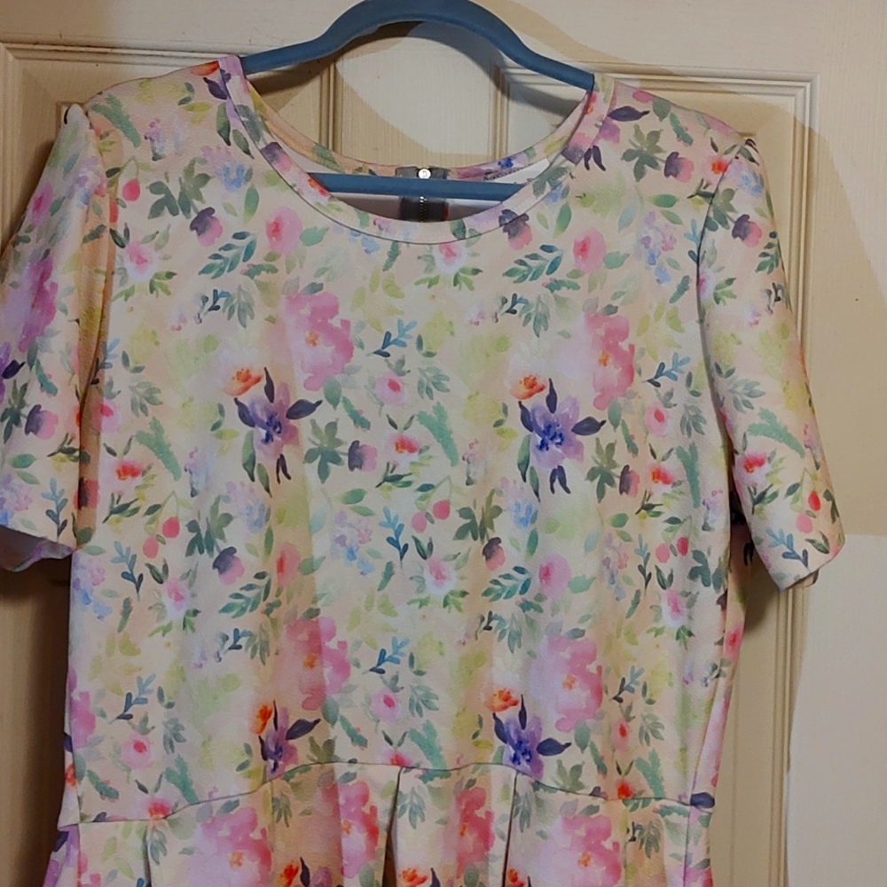 LuLaRoe dress size 3x.  Daughter did not like the look on her...